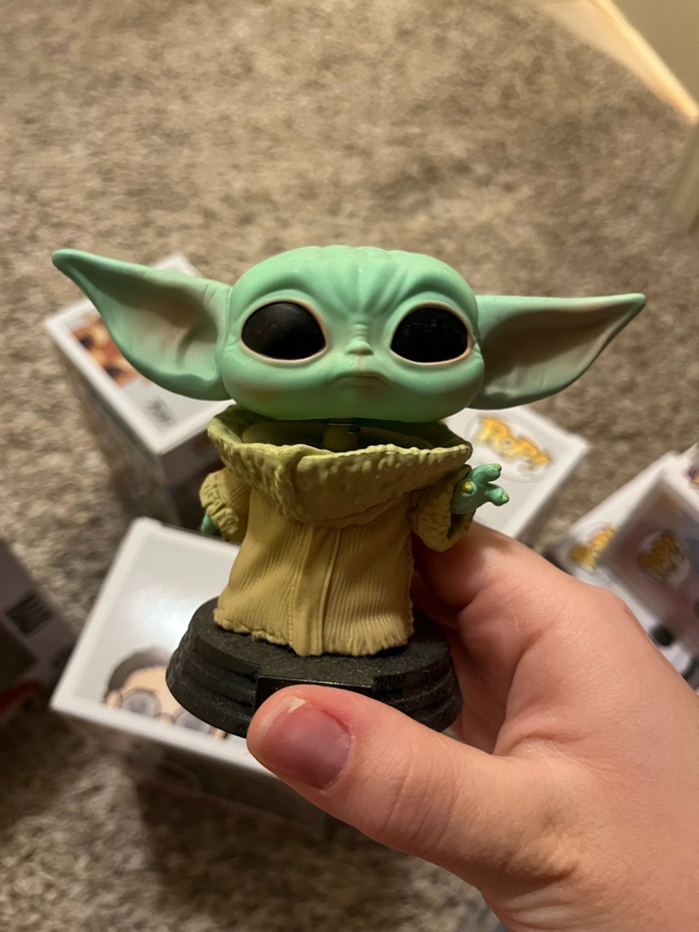 Funko Pop! The Child / Baby Yoda Green and Tan Vinyl Figure